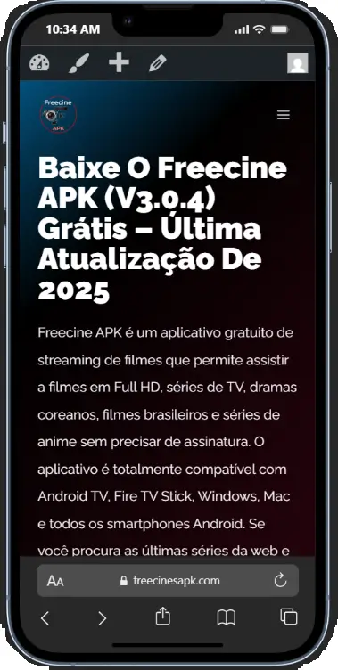 Baixe o Freecine APK (v3.0.4)